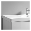 install vanity sink Fresca Glossy White
