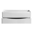 install vanity sink Fresca Glossy White