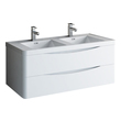 discount bathroom vanities with tops Fresca Glossy White
