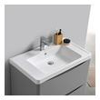 60 bathroom vanities with tops Fresca Glossy Gray