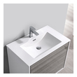 70 inch bathroom vanity top double sink Fresca Glossy Ash Gray