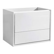 3 drawer bathroom cabinet Fresca Glossy White