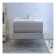 modern bathroom vanity designs Fresca Glossy Ash Gray
