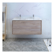 install new bathroom vanity Fresca Rustic Natural Wood
