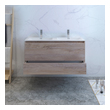 install new bathroom vanity Fresca Rustic Natural Wood
