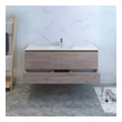single small bathroom vanity with sink Fresca Rustic Natural Wood