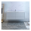 small sink storage Fresca Glossy White
