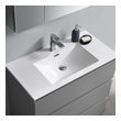 unique vanities for small bathrooms Fresca Gray