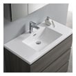 50 double sink vanity Fresca Gray Wood
