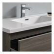 40 inch bathroom vanity without top Fresca Gray Wood