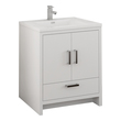 prefab bathroom cabinets Fresca Glossy White