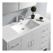 quartz countertops bathroom vanity Fresca Glossy White
