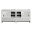 small two sink vanity Fresca Glossy White