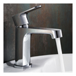 black sink faucet for bathroom Fresca Chrome