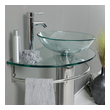 3 drawer vanity cabinet Fresca Stainless Steel Modern