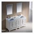 bathroom vanity with drawers only Fresca Antique White Traditional