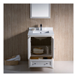 small basin with cabinet Fresca Antique White Traditional