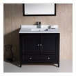 furniture bathroom vanity with sink Fresca Espresso Traditional