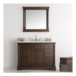 72 inch floating vanity base only Fresca Antique Coffee Traditional
