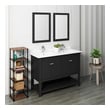 basin with cabinet price Fresca Black