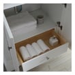 small powder room vanity Fresca Bathroom Vanities Matte White