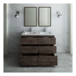 40 bathroom vanity top with sink Fresca Acacia Wood