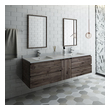 antique bathroom sinks and vanities Fresca Acacia Wood