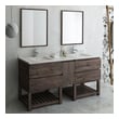 one sink vanity Fresca Acacia Wood