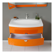 affordable bathroom vanities Fresca Orange Modern