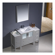 small bathroom vanities with tops Fresca Gray
