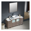 sink and cabinet Fresca Gray Oak Modern