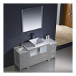 modern bathroom vanity designs Fresca Gray