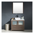 30 vanity with drawers Fresca Gray Oak Modern