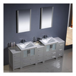 bathroom vanity 30 inch with sink Fresca Gray