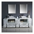 30 inch vanity cabinet only Fresca White Modern