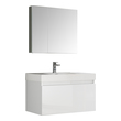 cabinets for bathroom Fresca White Modern