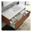 bathroom double sink cabinets Fresca Teak Modern