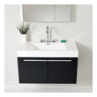small counter top sink Fresca Black Modern