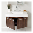 single sink vanity 30 inches Fresca Walnut Modern