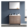 best wood for bathroom cabinets Fresca Gray Oak Modern