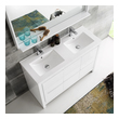 small basin and vanity unit Fresca White Modern