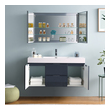modern bathroom vanity designs Fresca Dark Slate Gray