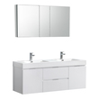 bathroom vanity base cabinet only Fresca Glossy White
