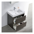 basin with cabinet price Fresca Gray Oak