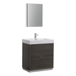 basin with cabinet price Fresca Gray Oak