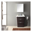 replace bathroom vanity Fresca Chestnut Modern