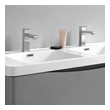 70 vanity single sink Fresca Glossy Gray