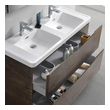 vanity units with sinks Fresca Rosewood