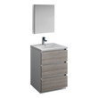 bathroom cabinet manufacturers Fresca Glossy Ash Gray