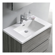 70 double sink vanity Fresca Glossy Ash Gray